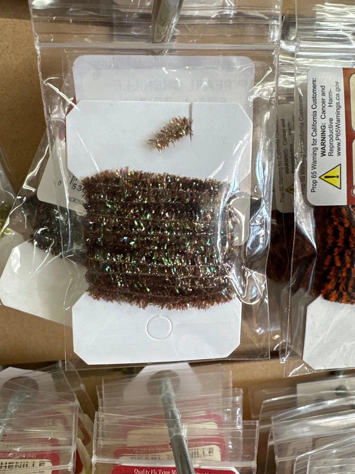 Wapsi Pearl Chenille Small - Brown - Lucky Lure Tackle