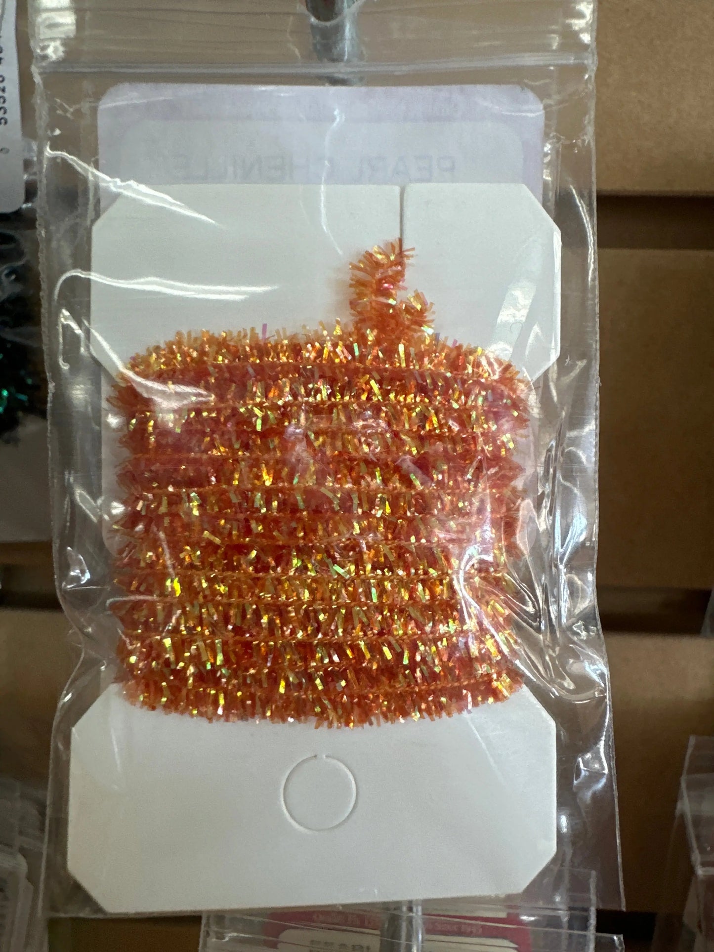 Wapsi Pearl Chenille Small - Orange - Lucky Lure Tackle