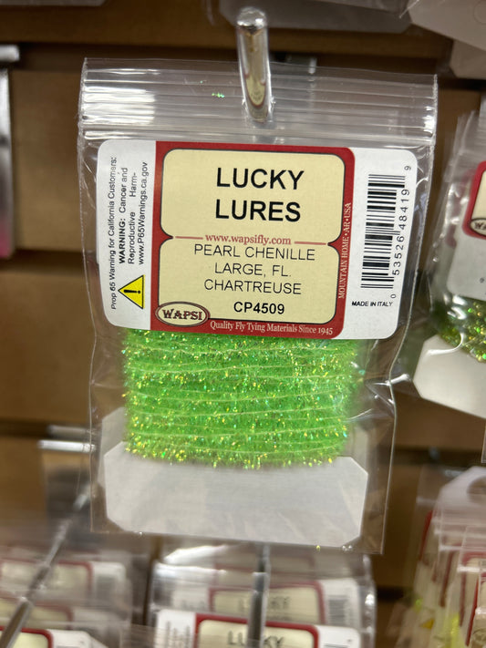 Wapsi Pearl Chenille Large - Fl. Chartreuse