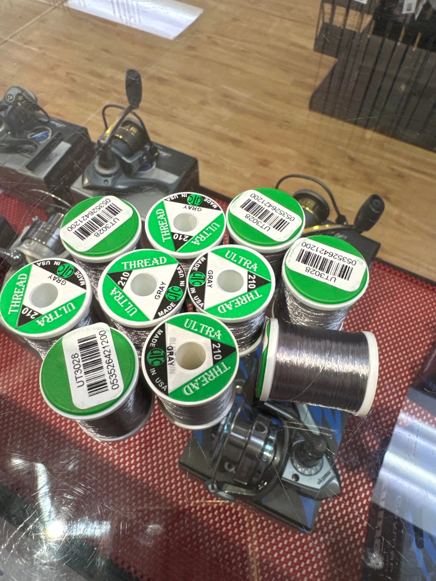 Wapsi Ultra Thread 210 - Gray - Lucky Lure Tackle