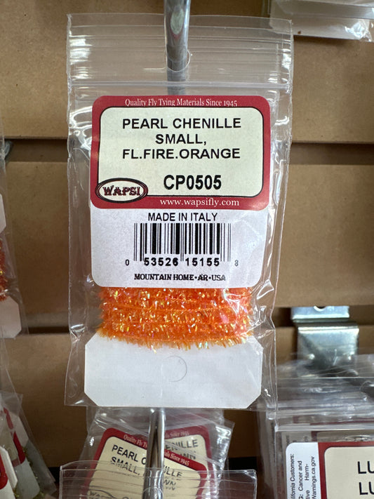 Wapsi Pearl Chenille Small - Fl. Fire Orange