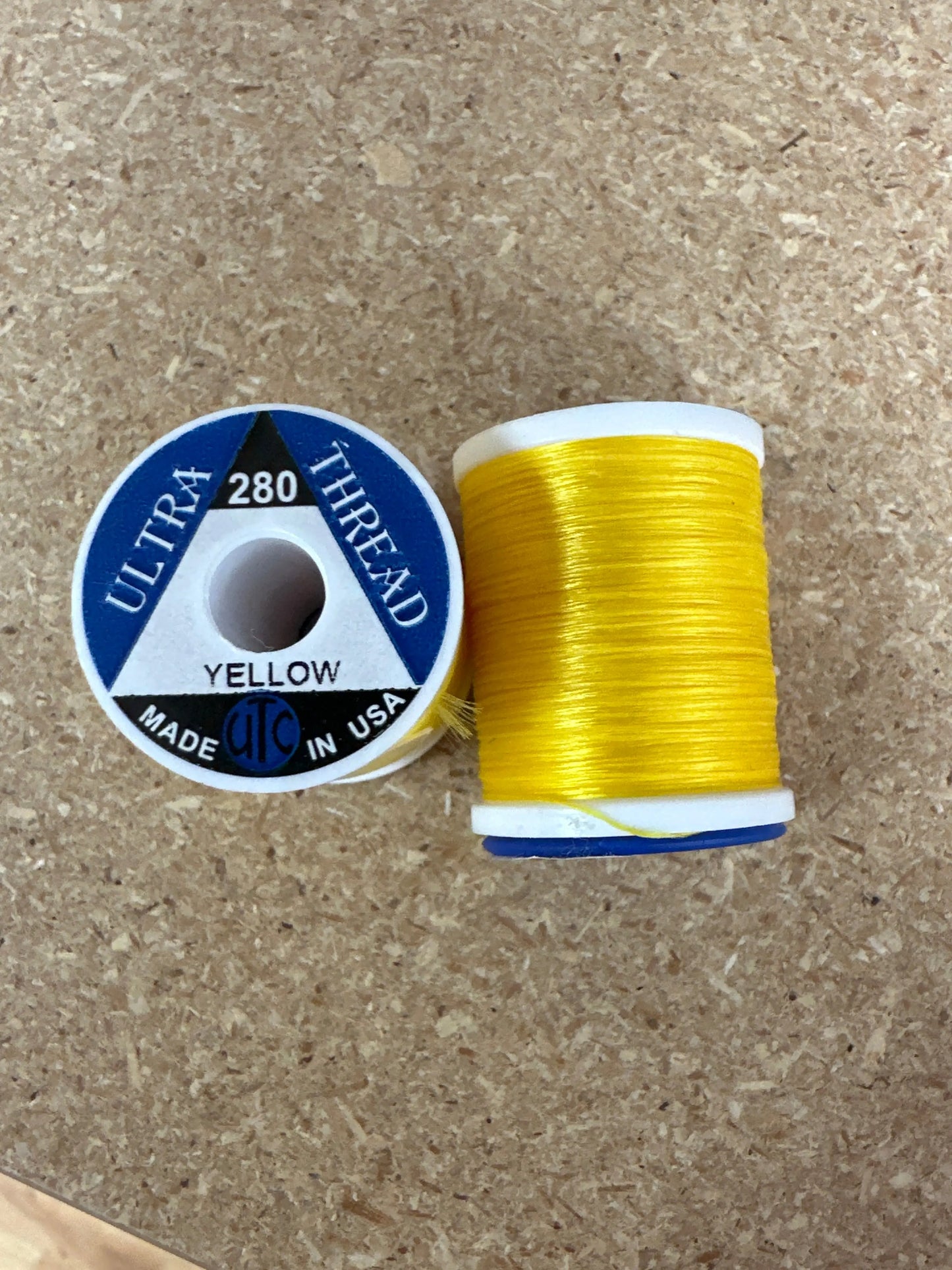 Wapsi Ultra Thread 280 - Yellow - Lucky Lure Tackle