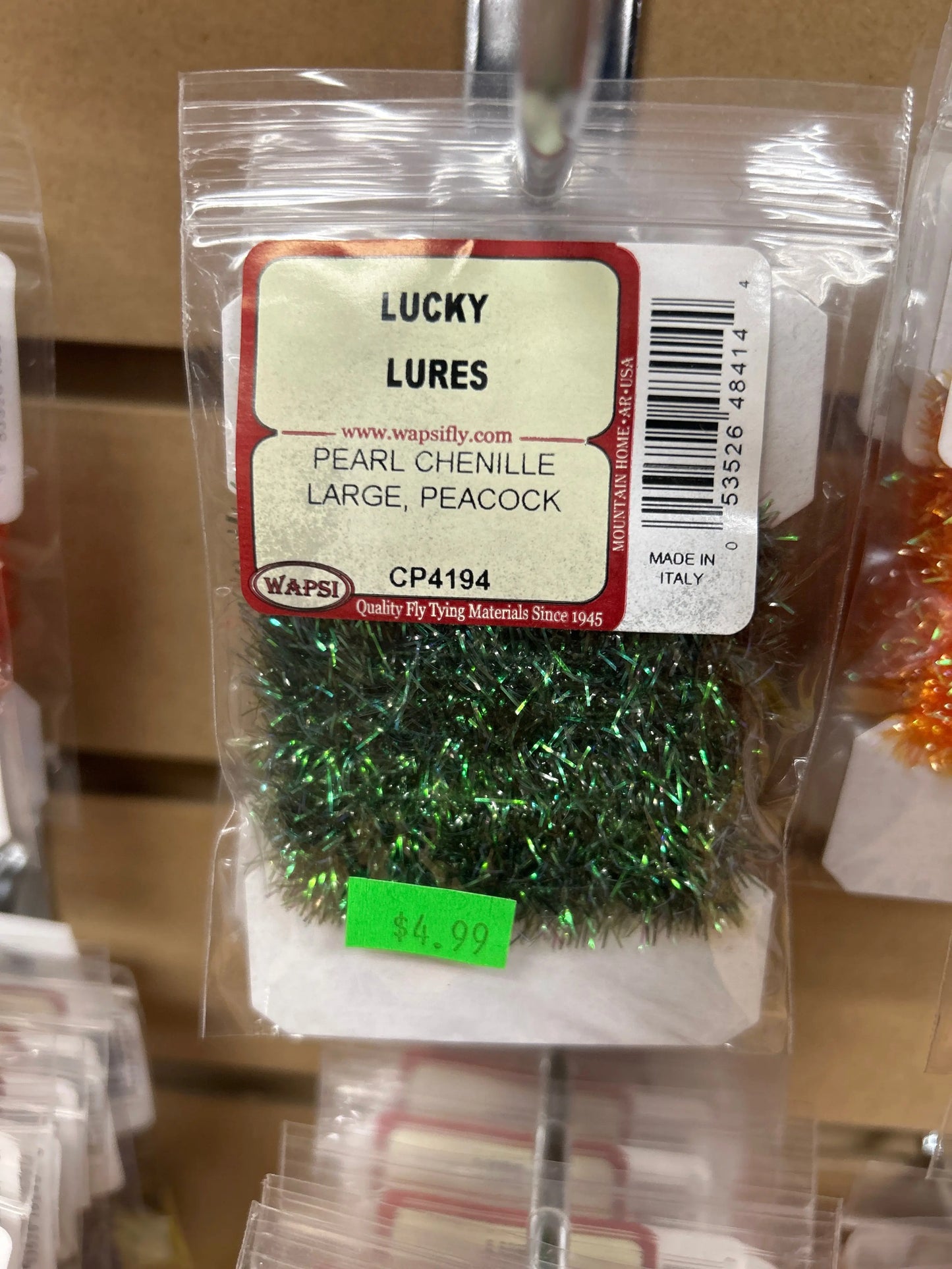 Wapsi Pearl Chenille Large - Peacock - Lucky Lure Tackle