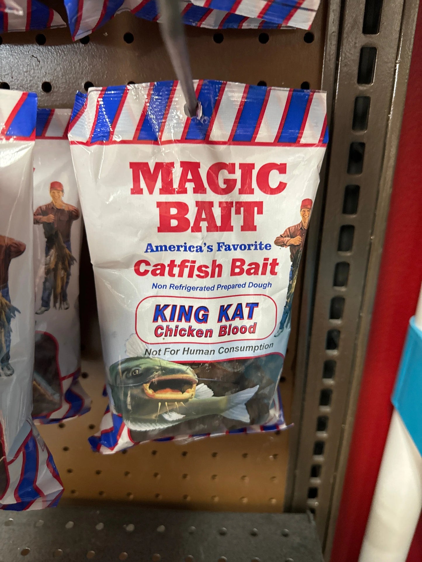 Magic Bait Catfish Dough King Kat Ckn Blood 7oz - Lucky Lure Tackle