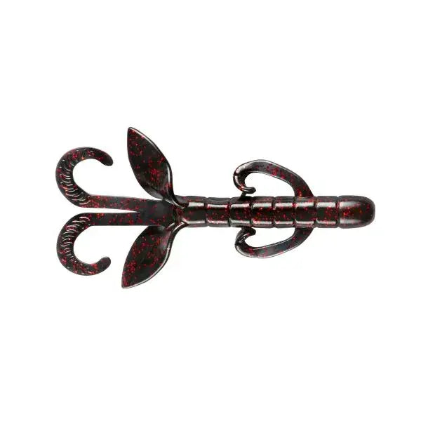 Yum Christie Critter 3.5" - Black Neon 10pkg - Lucky Lure Tackle