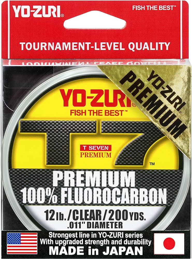 Yo-Zuri T-7 Fluorocarbon 12lb 200 yd - Clear Yozuri