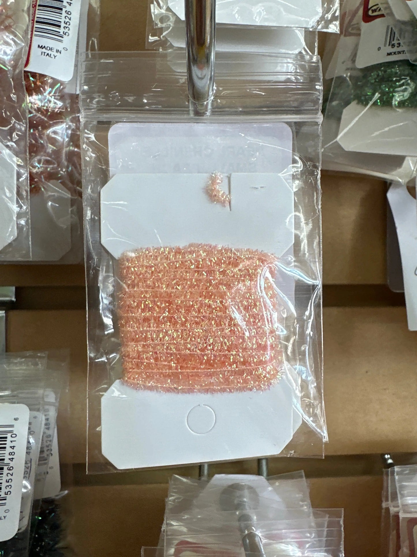 Wapsi Pearl Chenille Small - Peach - Lucky Lure Tackle