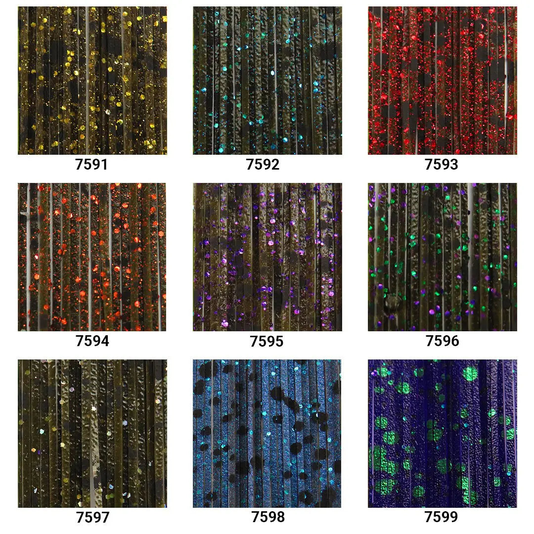 Do-it Silicone tabs, Blk Rd - Lucky Lure Tackle