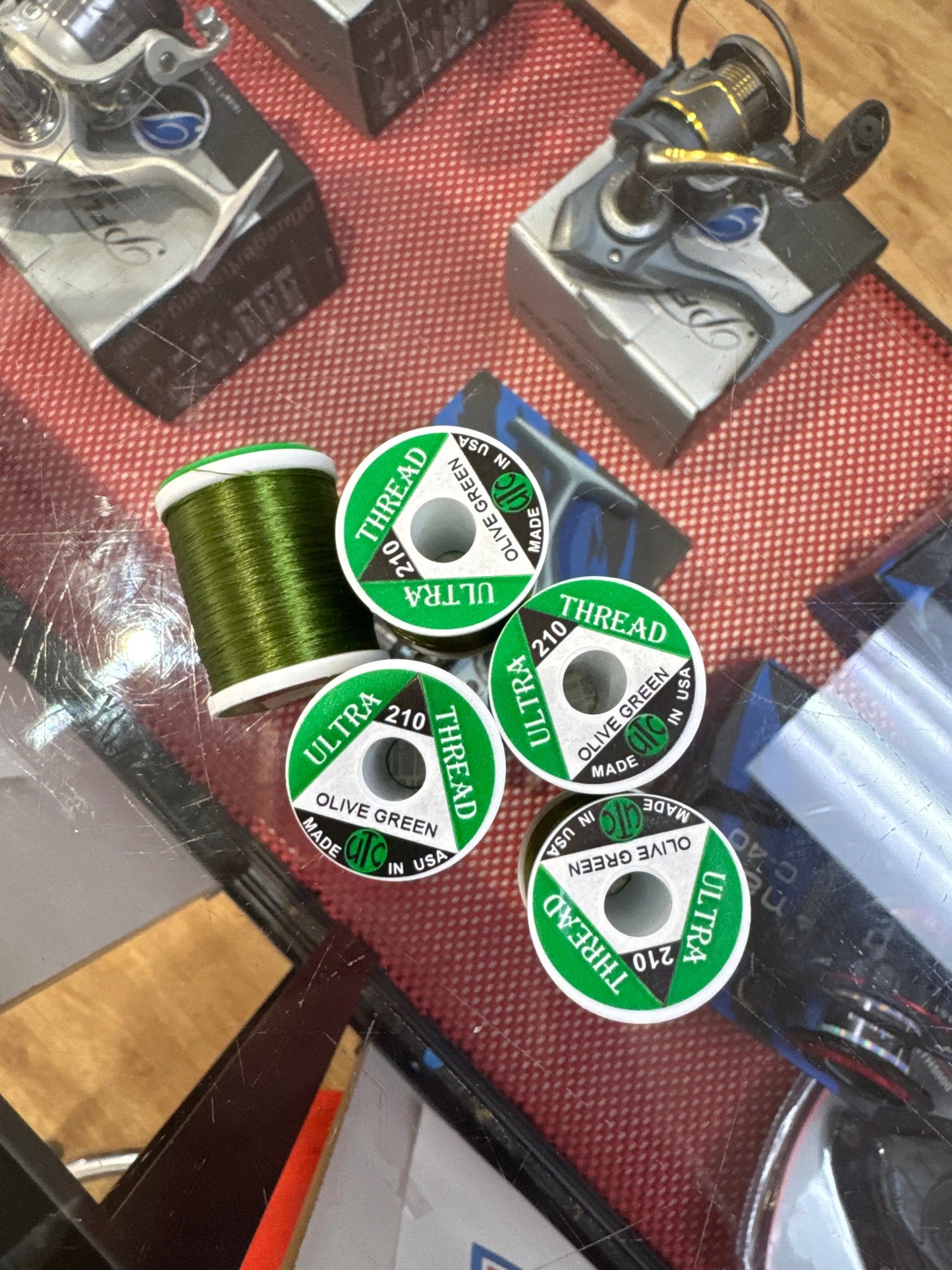 Wapsi Ultra Thread 210 - Olive Green - Lucky Lure Tackle