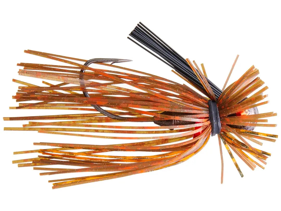 Jewel Finesse Jig 7/16 Orange Craw - Lucky Lure Tackle