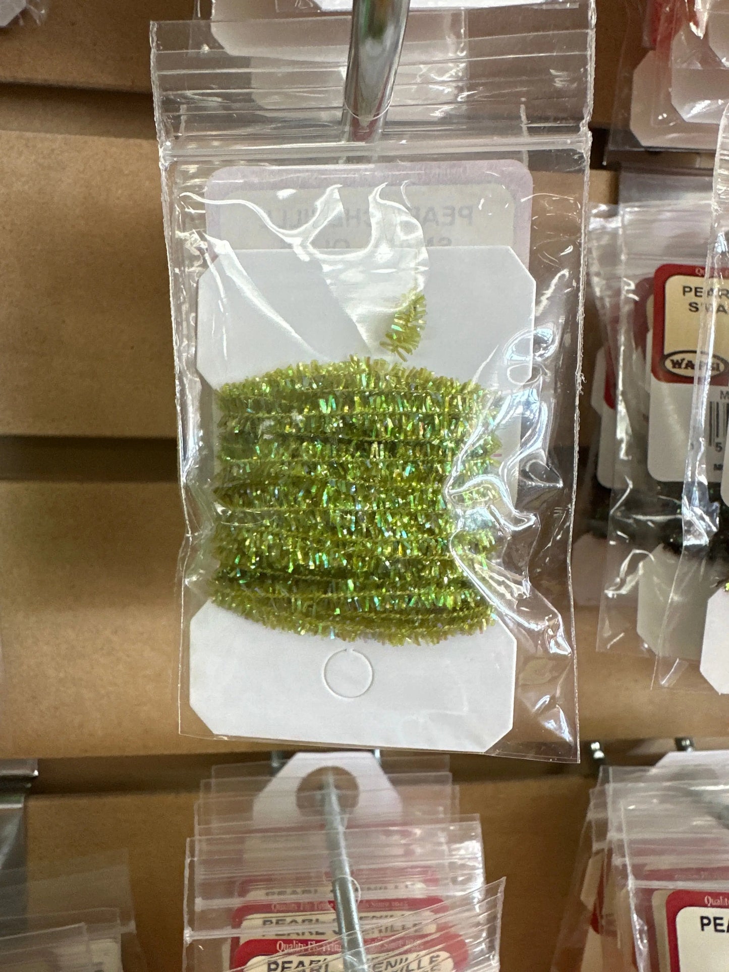 Wapsi Pearl Chenille Small -Olive - Lucky Lure Tackle