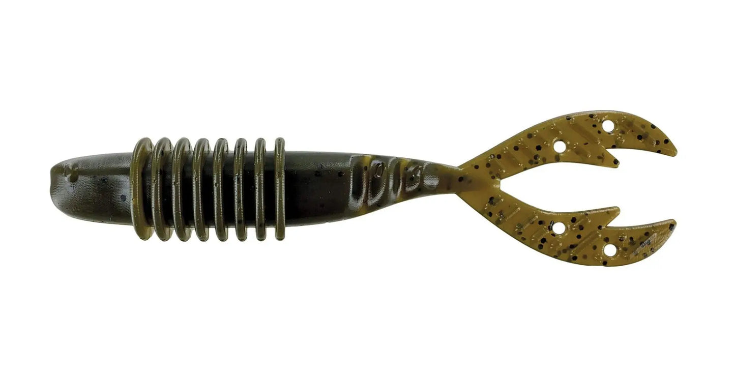 Big Bite 4.25" Kamikaze Swimon - Green Pumpkin 6pk - Lucky Lure Tackle