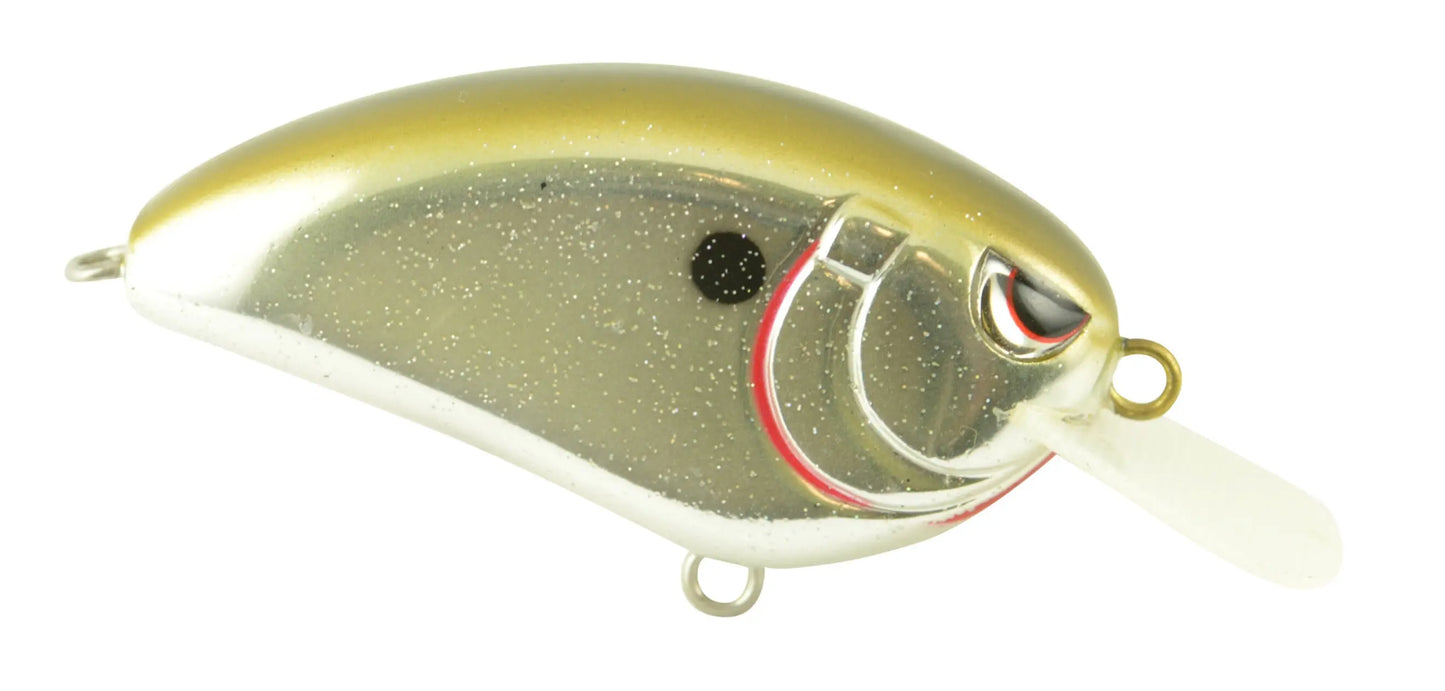 Spro LITTLE JOHN 50 - CHROME OLIVE - Lucky Lure Tackle