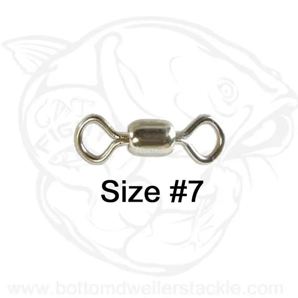 Do-It Crane Swivels #7 - Nickel 100pc - Lucky Lure Tackle