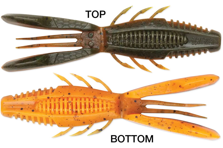 Rapala Crush City Bronco Bug 4" - Bama Craw 6pk - Lucky Lure Tackle