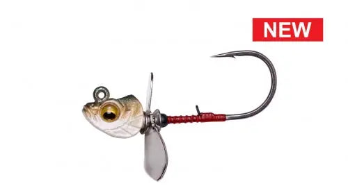 Megabass OKASHIRA SCREWHEAD (1/8oz) #3/0 - TENNESSEE SHAD Megabass