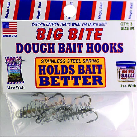 Dough Bait Hooks Sz 6 3pc