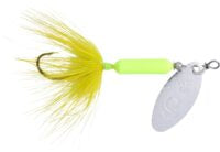Wardens Rooster Tail 1/8oz Spinner - Fluorescent Chartruese