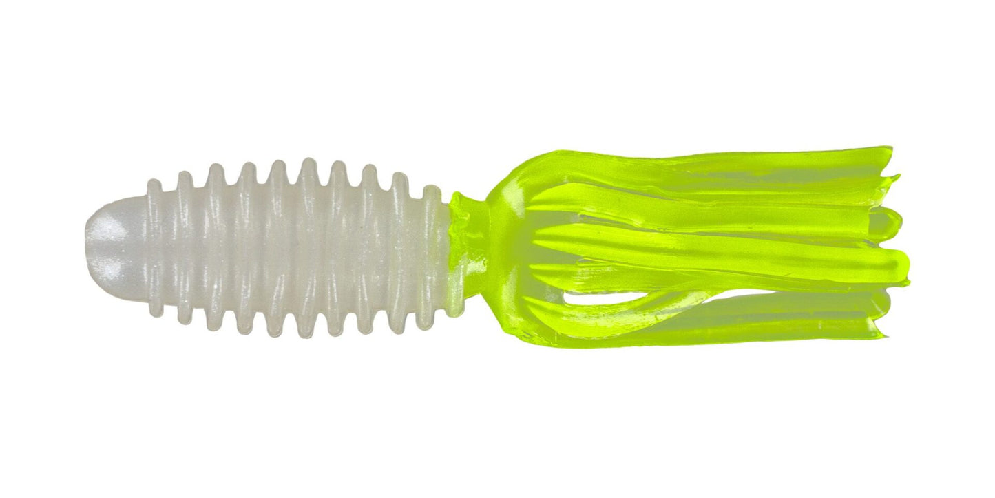 Big Bite Slab Tube 1.75" - Pearl/Chart 10pk