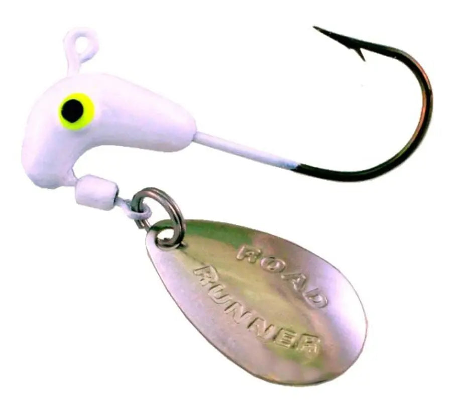 Blakemore Road Runner 1/16oz - White 4pk - Lucky Lure Tackle