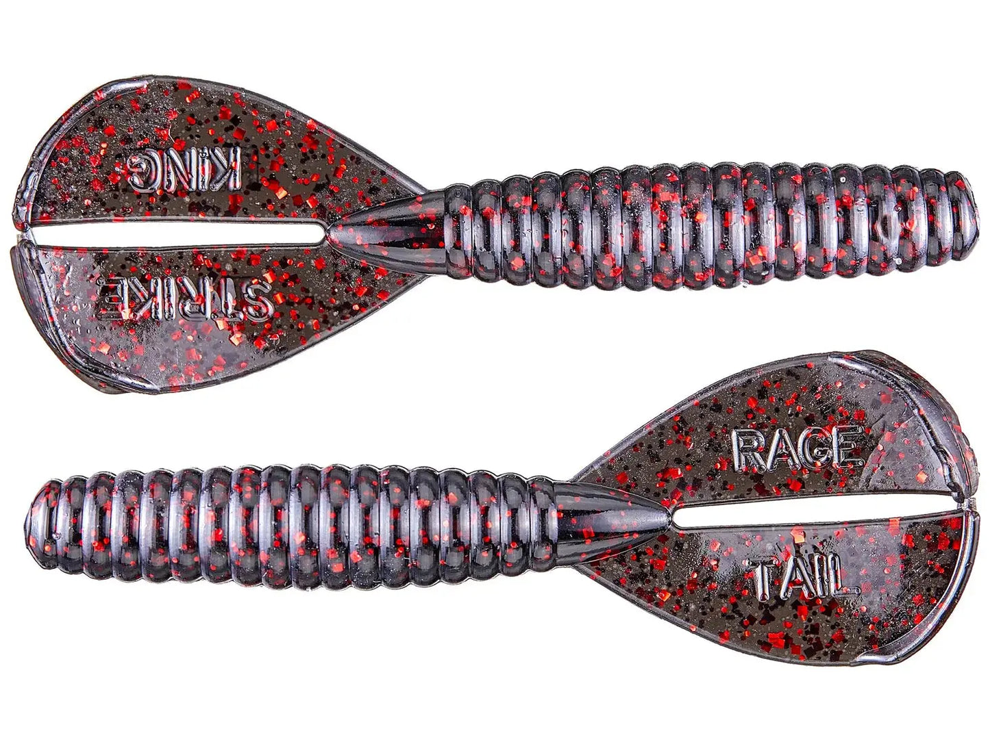 Strike King Rage Menace - Black Neon 8pk - Lucky Lure Tackle