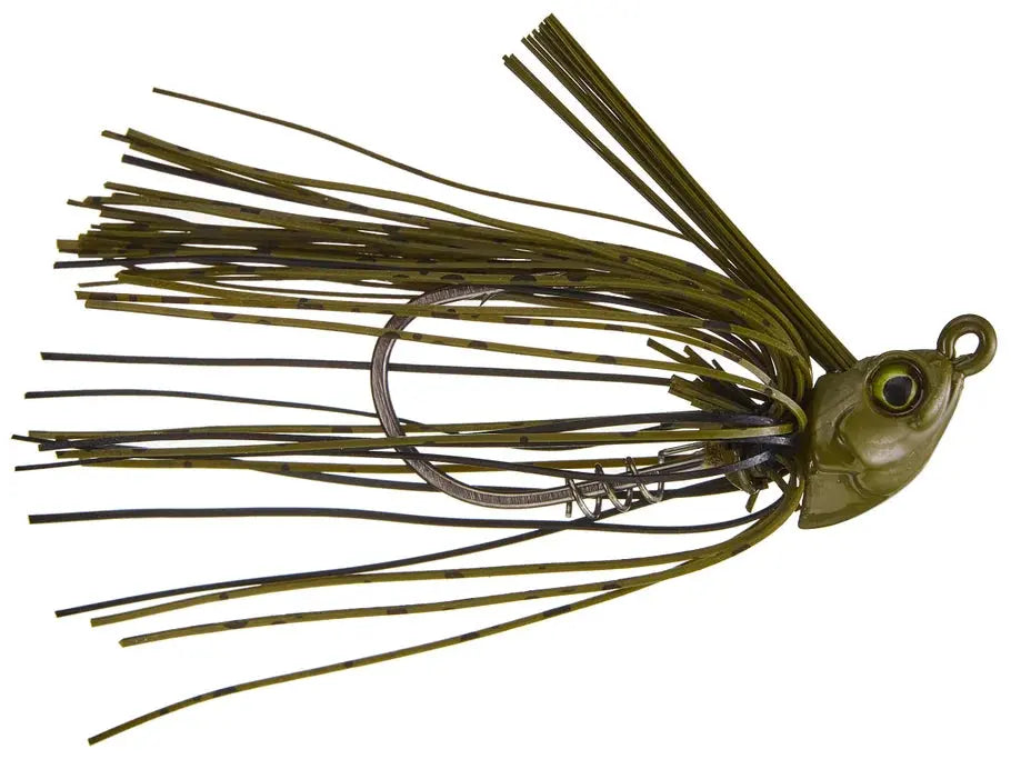 6th Sense Konda Finesse Swim Jig - Green Pumpkin 5/16oz 4/0 - Lucky Lure Tackle