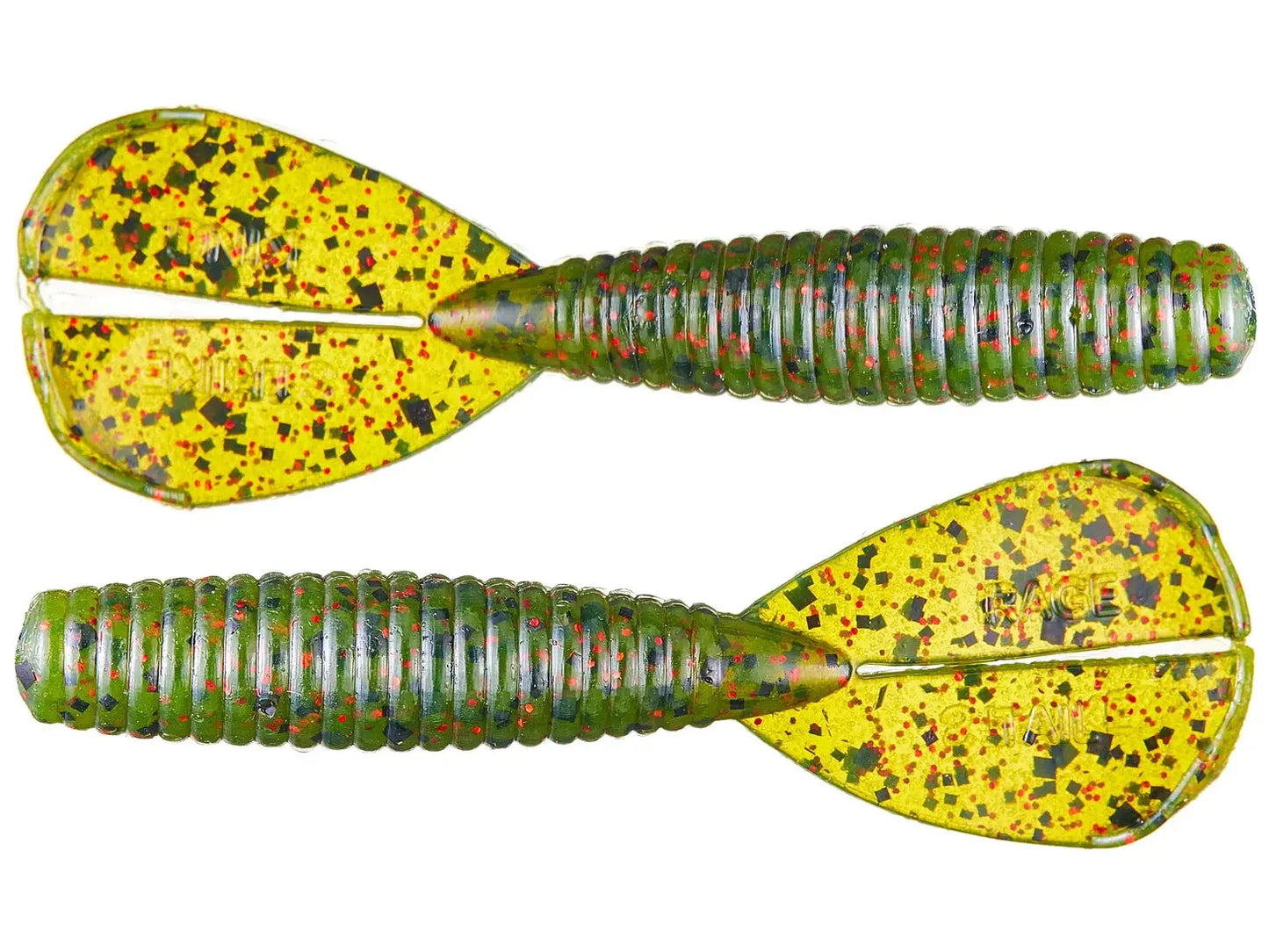 Strike King Rage Baby Menace - Watermelon Red Flk 9pk - Lucky Lure Tackle