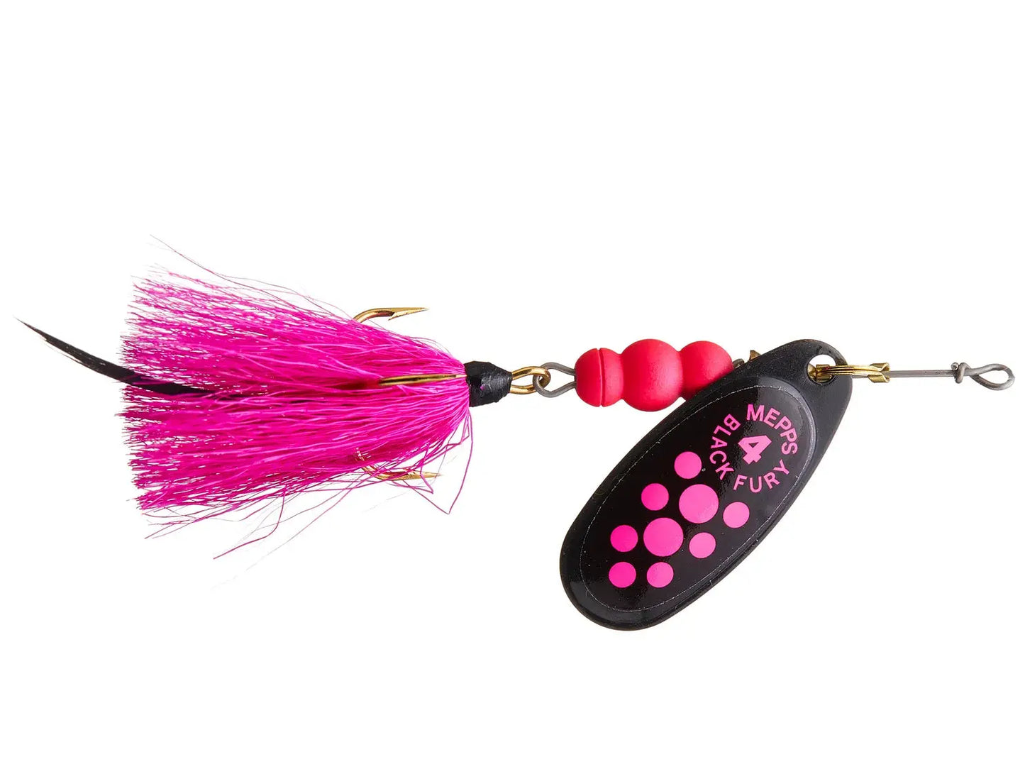Mepps Dressed Aglia Spinner - 1/12oz Hot Pink-Pink