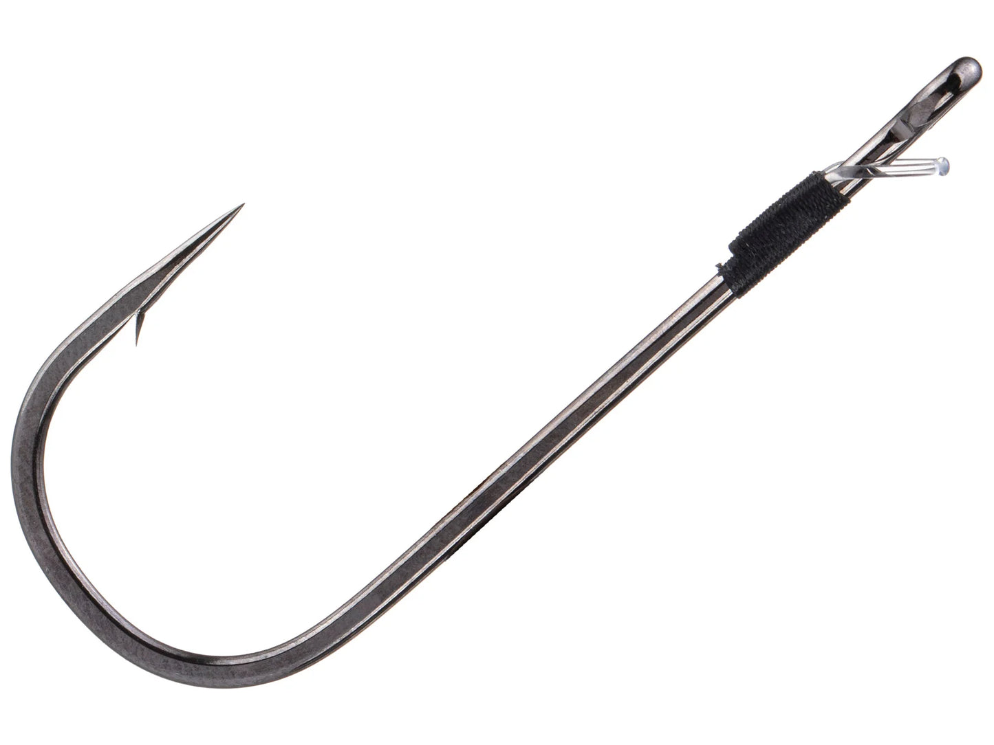 Hayabusa FPPHD Straight Shank Worm Hook 5/0, Black Nickel - 3pc