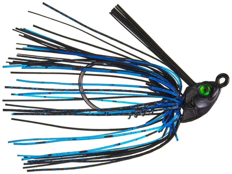 6th Sense Konda Finesse Swim Jig - Black N Blue 5/16oz 4/0 - Lucky Lure Tackle