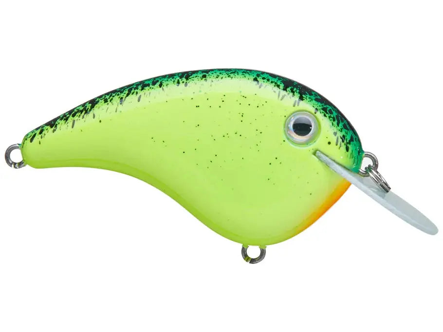 Strike King Chick Magnet - Chartreuse Blue Splatter Back - Lucky Lure Tackle