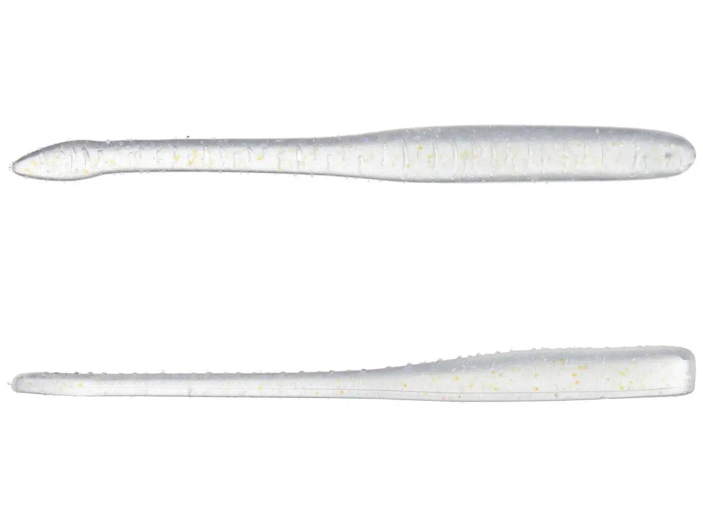 Great Lakes Finesse 4" Drop Worm - Iridescent 8pk - Lucky Lure Tackle