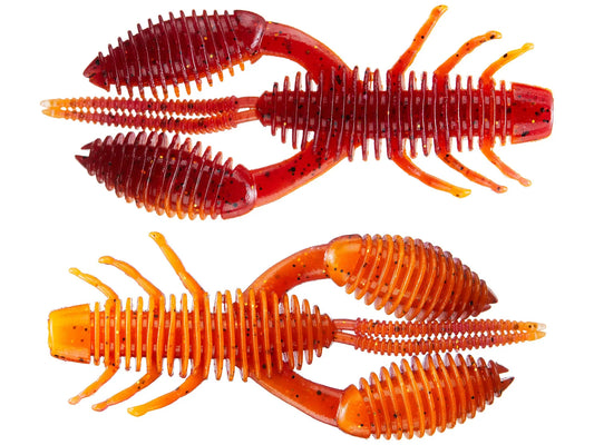 Geecrack Bellows Craw 3.5" - LV Solar Flare 6pk