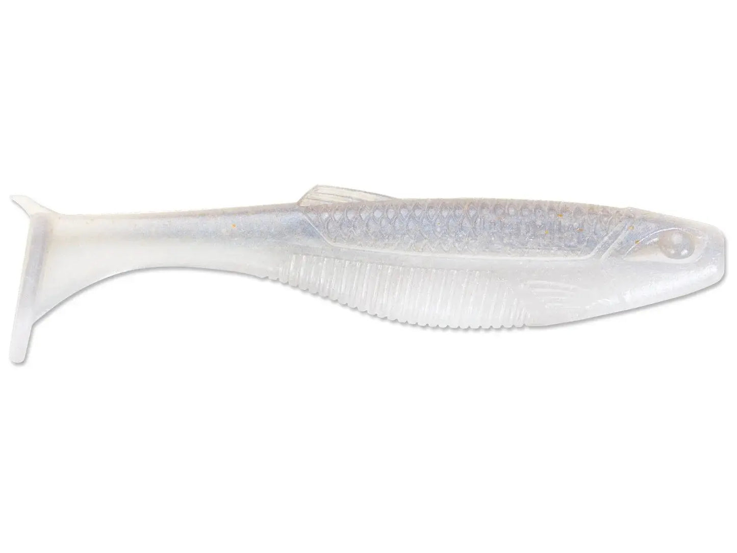 Rapala Crush City The Mayor Swimbait 4" - Albino Shad 6pk - Lucky Lure Tackle