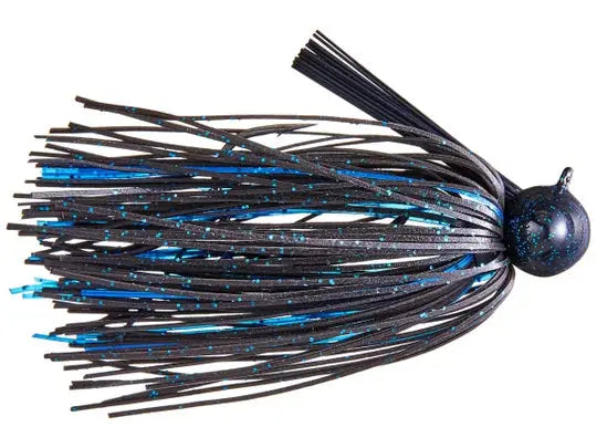Strike King Tour Grade Football Jig - 1/2 oz - Black/Blue - Lucky Lure Tackle
