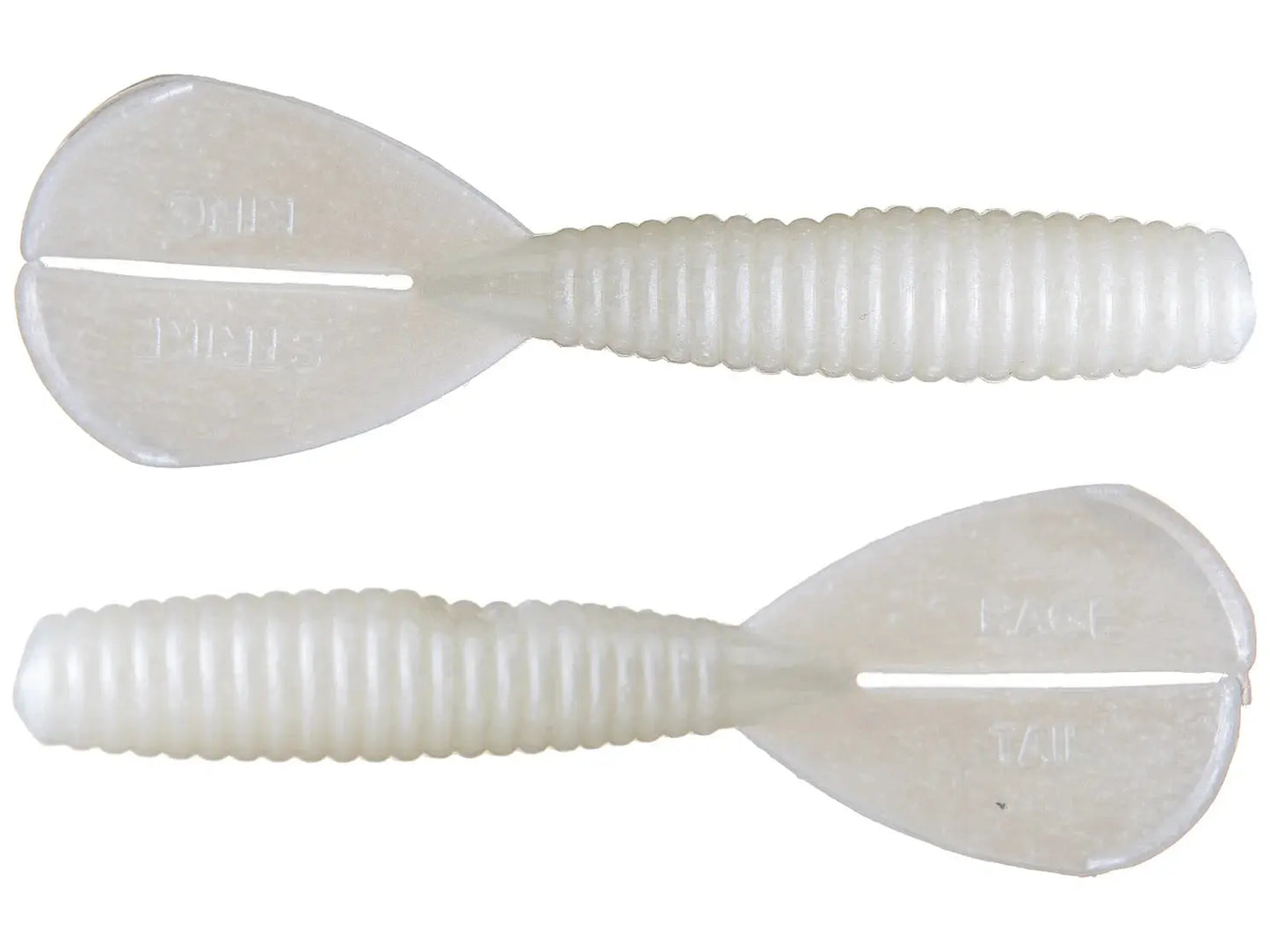 Strike King Baby Rage Menace - Pearl 7pk - Lucky Lure Tackle