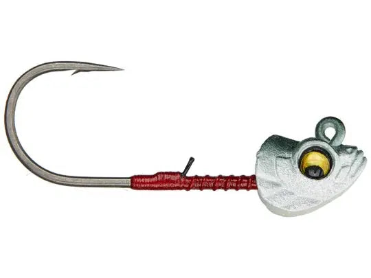 Megabass OKASHIRA HEAD (1/8oz) #3/0 - Real Minnow - Lucky Lure Tackle