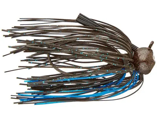 Jewel 1/2oz Football Jig - Black Blue 2pk - Lucky Lure Tackle