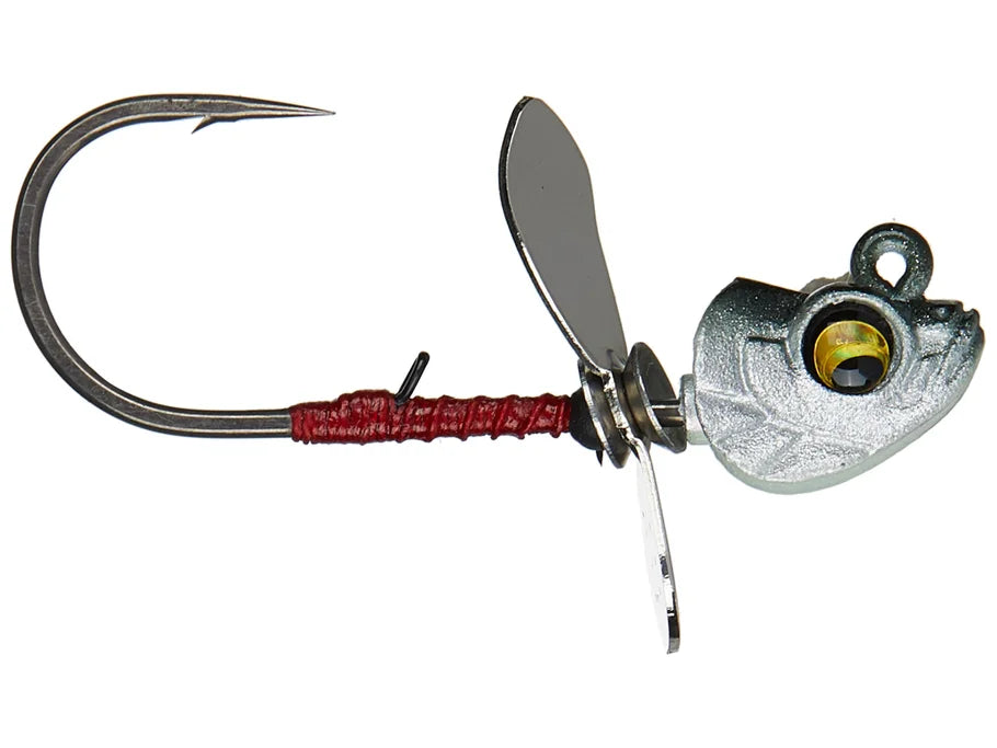 Megabass OKASHIRA SCREWHEAD (1/8oz) #3/0 - REAL MINNOW