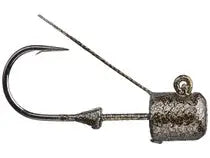 Jewel Ned Head Weedless 1/4oz Black Gold Painted 5pk - Lucky Lure Tackle