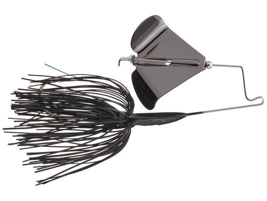 Buckeye Lures Buzzerk Single Bladed Buzzbait 1/2 oz Black W/ Black Blade