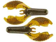 Yum Craw Chunk 3.25'' Green Pumpkin 8pk - Lucky Lure Tackle