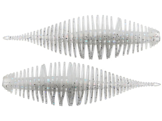 Geecrack Bellows Shad 3.8" - Electric Shad V 5pk