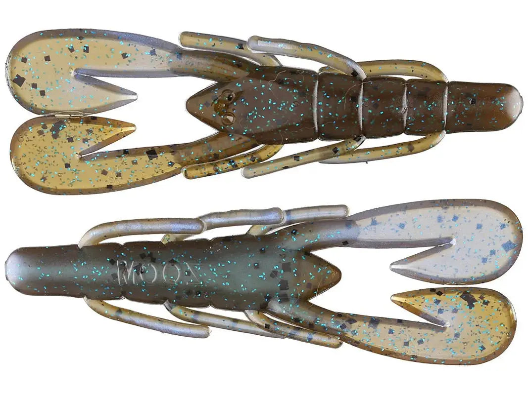 Zoom U-V Speed Craw 3.5" - Green Pumpkin Blue 12pk - Lucky Lure Tackle