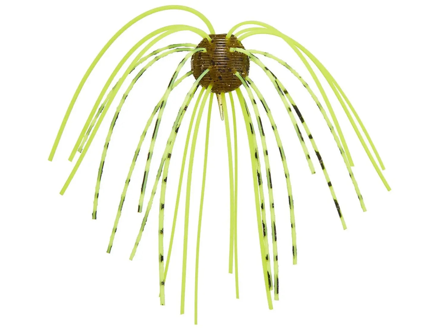 Geecrack Imokemushi Cue Bomb 1.2" - Green Pumpkin/Bite Chartreuse - Lucky Lure Tackle