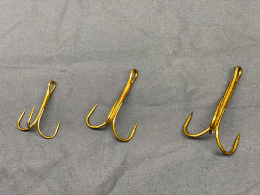 Meat Hunter Treble Hooks Barbless 10/0 12 Ct
