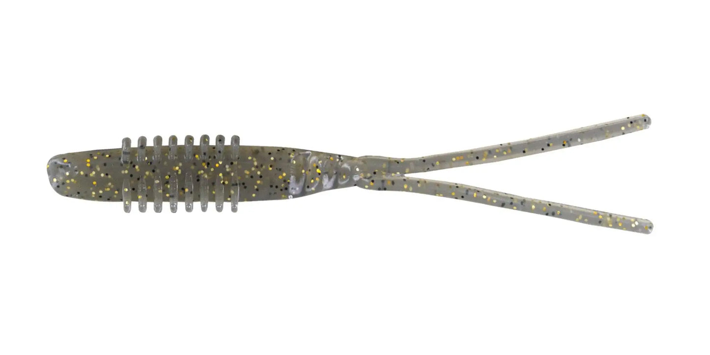 Big Bite 4.25" Kamikaze Swimon Split Tail - Smoky Gold 7pk Big Bite
