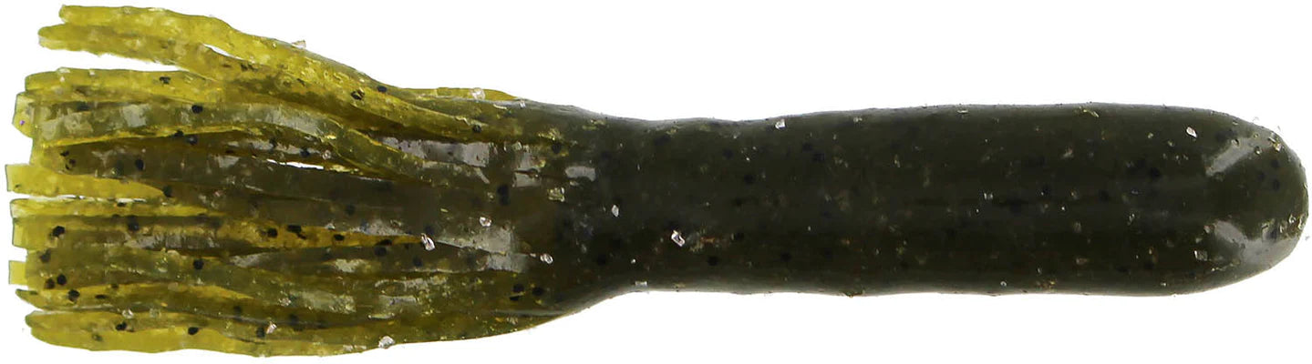 Big Bite Tour Flipper Tube 4" - Green Pumpkin 8pk