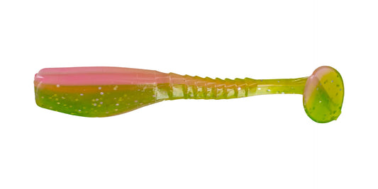 Big Bite Swimming Crappie Minnr 2" - Electric Chicken Glo 10pk