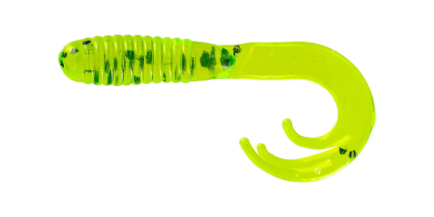 Big Bite Triple Tip Grub - Chart/Pepper (10 pk) - Lucky Lure Tackle